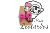 horquilla clip fucsia