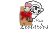 horquilla clip rojo