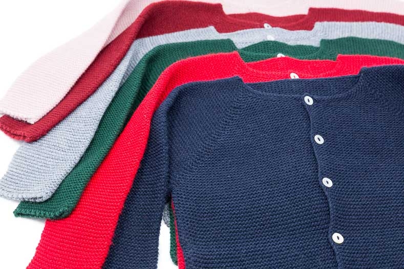 chaqueta infantil punto bobo
